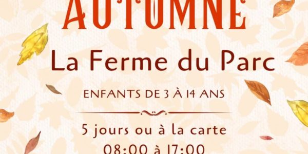 🎃 Les inscriptions en ligne au stage d’automne à La Ferme du Parc sont ouvertes ! 🍂